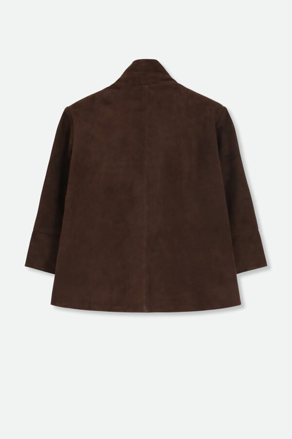 BELLAMY CROPPED SUEDE JACKET - Image 3