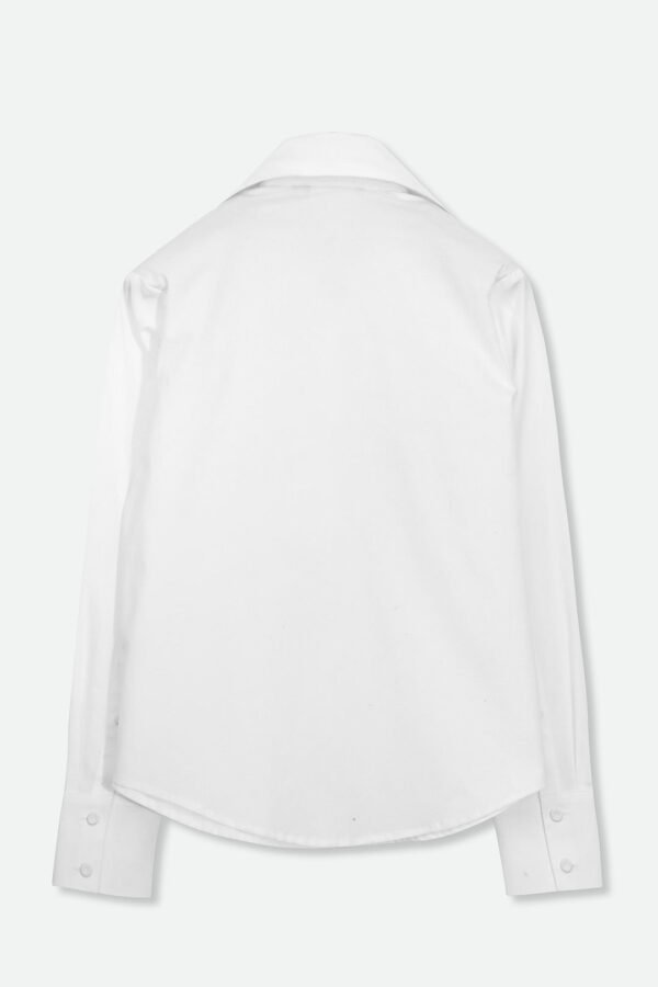 SELIA MINI SHIRT IN ITALIAN COTTON POPLIN - Image 5