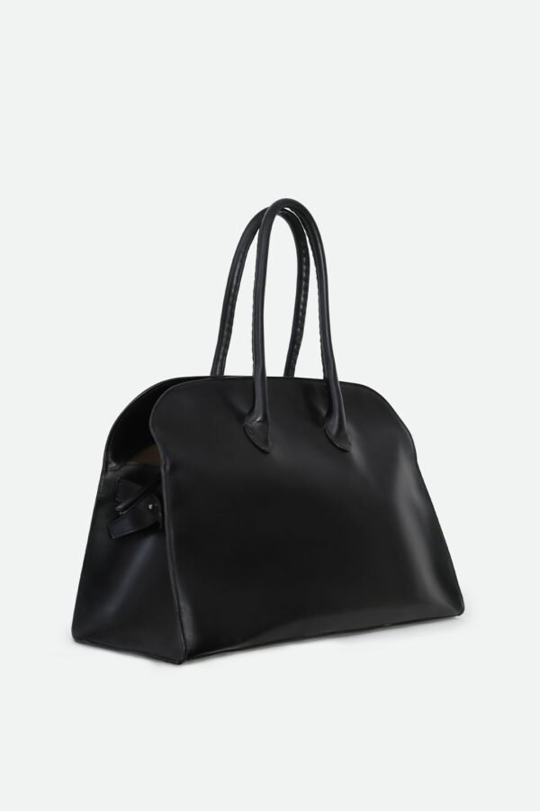 ARDEN HANDBAG IN BLACK ITALIAN LEATHER - Image 2