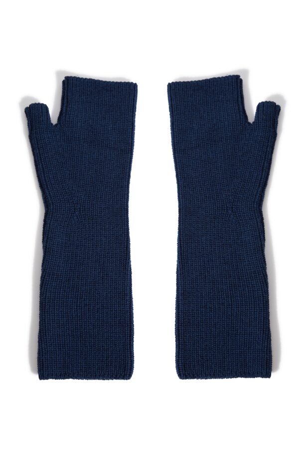 FINGERLESS GLOVES IN EXTRA FINE MERINO WOOL - Image 5