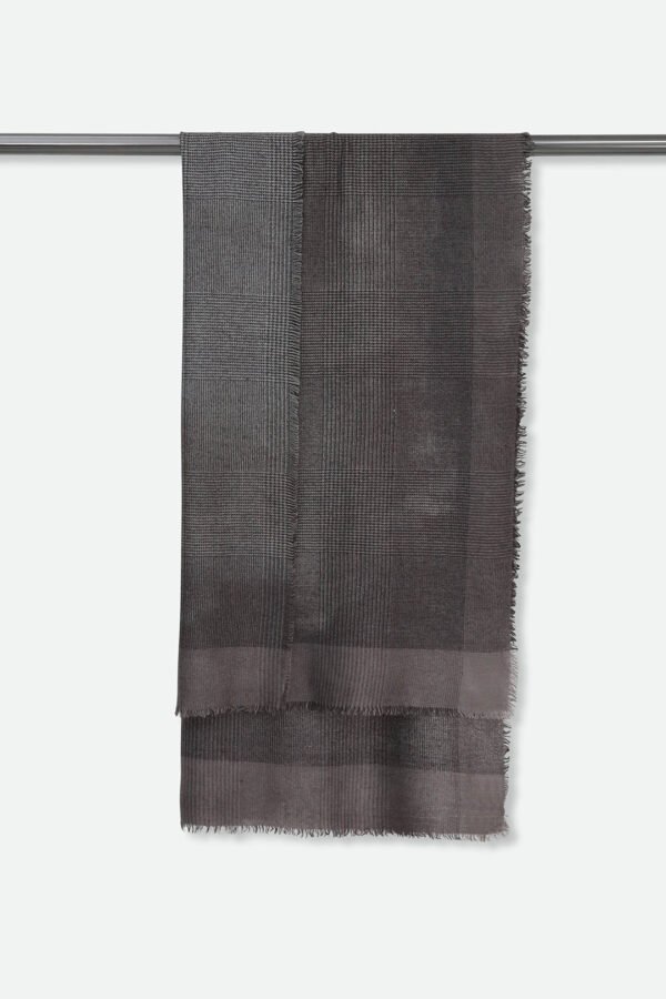 STONE GREY ITALIAN CASHMERE SCARF