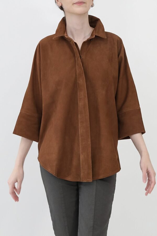 SAHANA DOLMAN SUEDE JACKET - Image 7