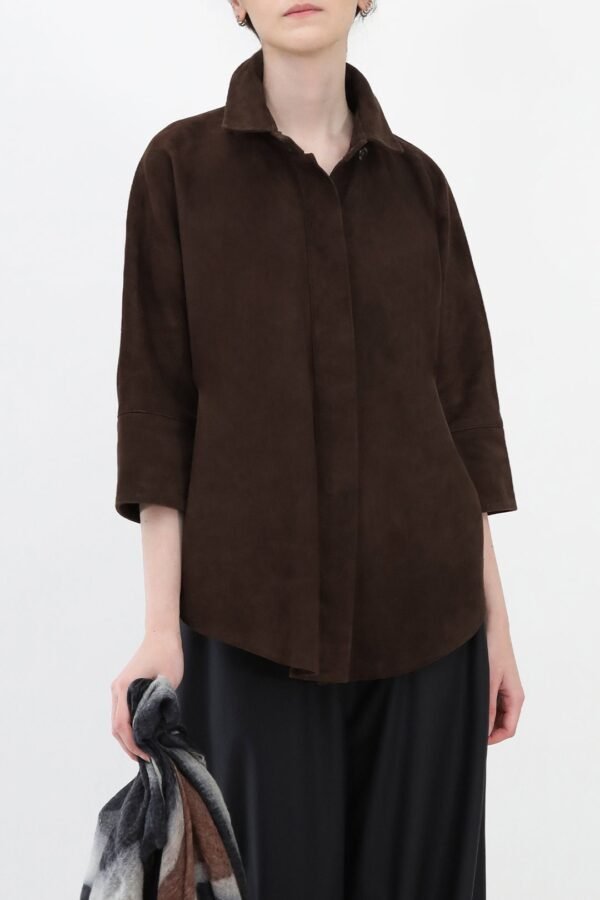 SAHANA DOLMAN SUEDE JACKET - Image 4