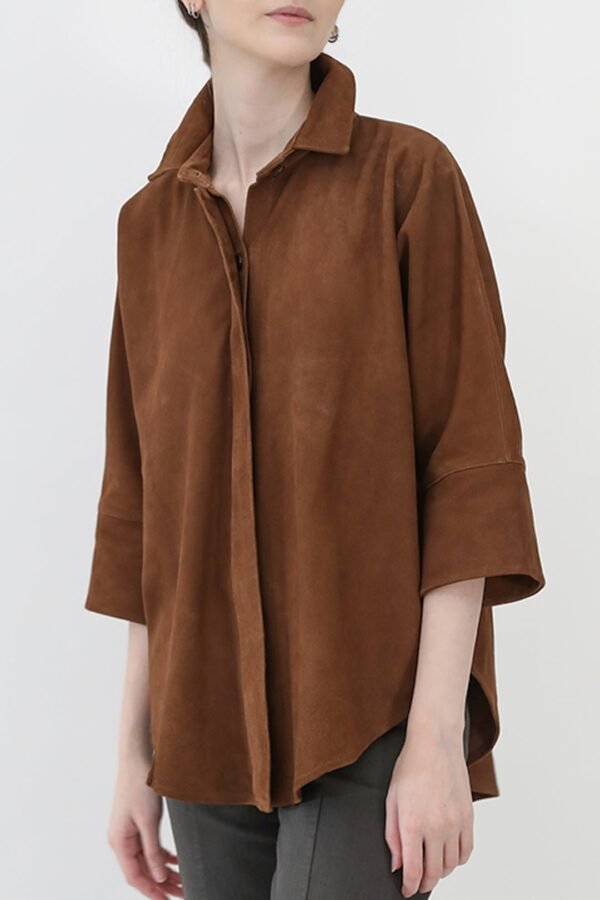 SAHANA DOLMAN SUEDE JACKET - Image 6