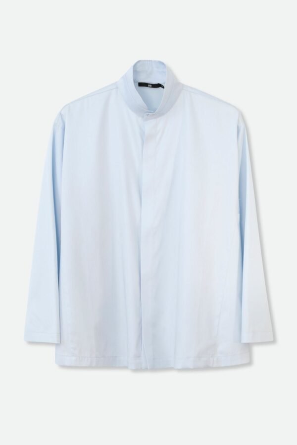 SAIGE OVERSIZE SHIRT IN ITALIAN COTTON POPLIN - Image 7