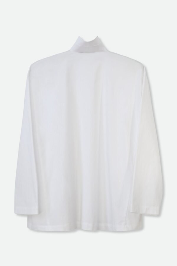 SAIGE OVERSIZE SHIRT IN ITALIAN COTTON POPLIN - Image 12