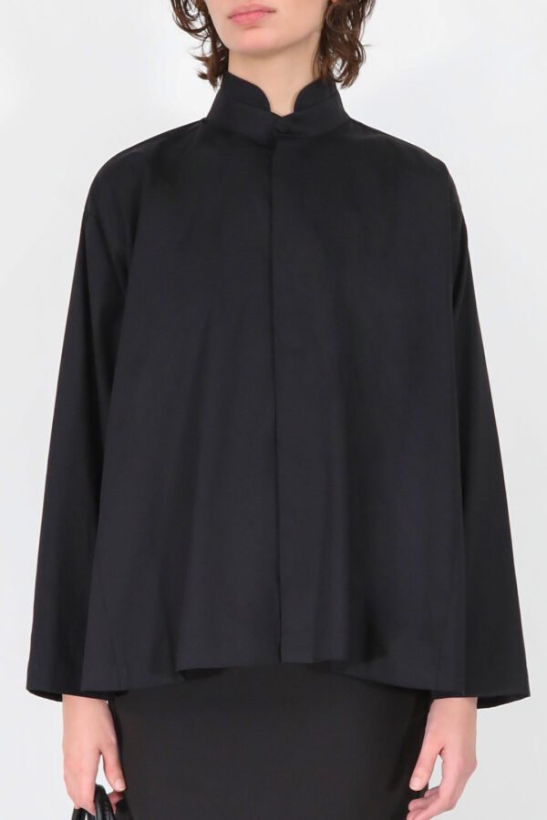 SAIGE OVERSIZE SHIRT IN ITALIAN COTTON POPLIN - Image 2